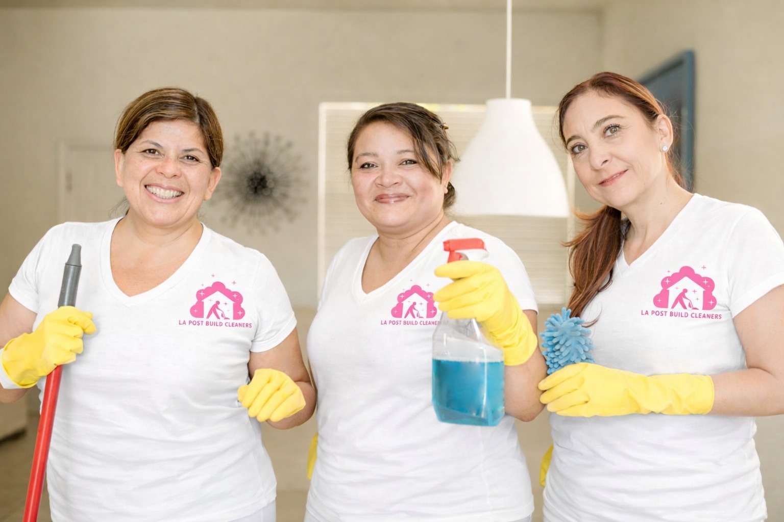 LA Post Build Cleaners team